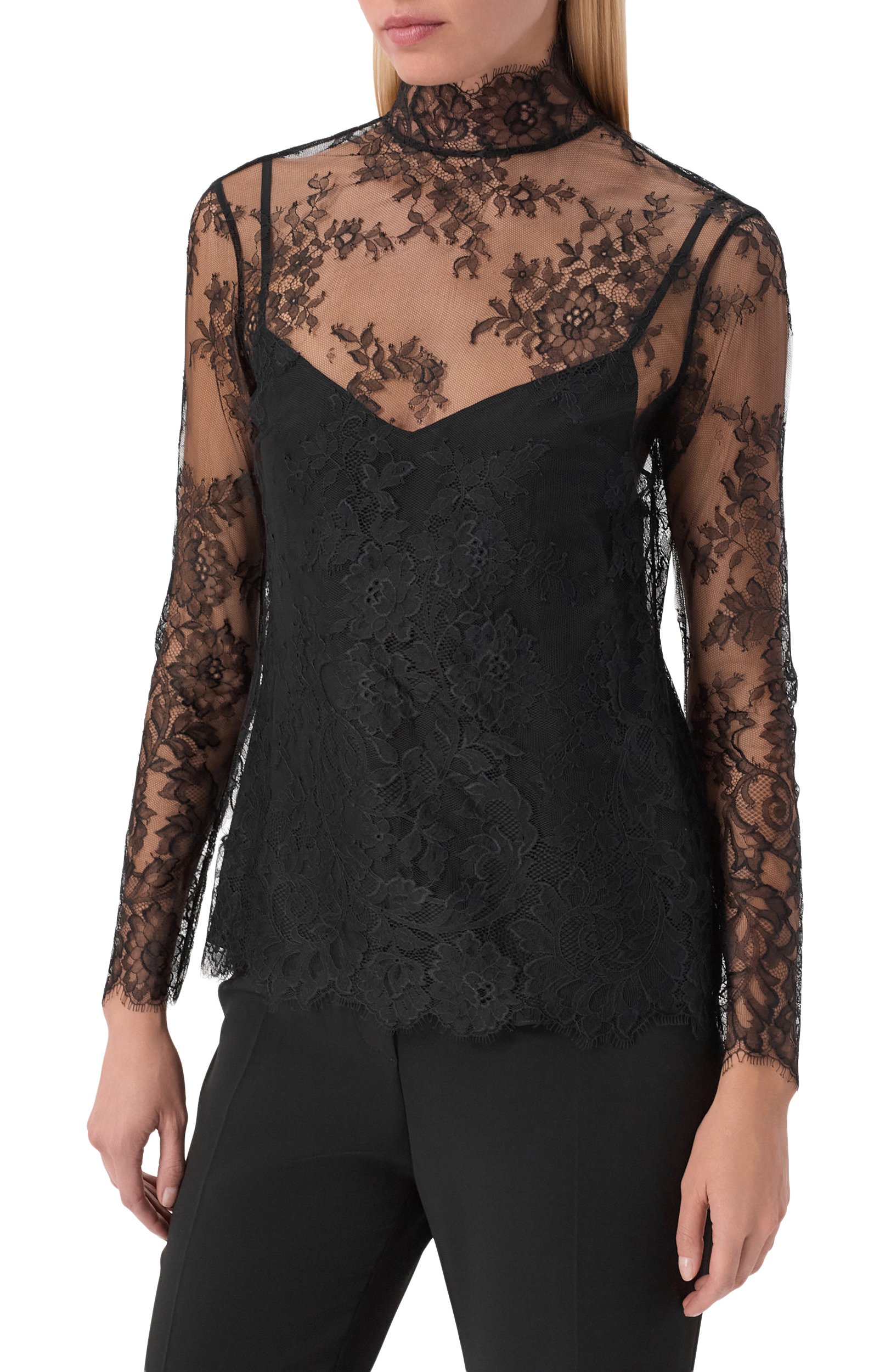 Топ ZUHAIR MURAD черного цвета по цене 260500 руб., арт. PTP26005/LABL022, фото 3 Топ ZUHAIR MURAD, арт. PTP26005/LABL022, фото 3