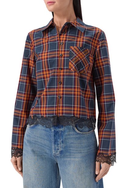 Хлопковая рубашка 3.1 PHILLIP LIM, арт. F251-21735CNP, фото 3