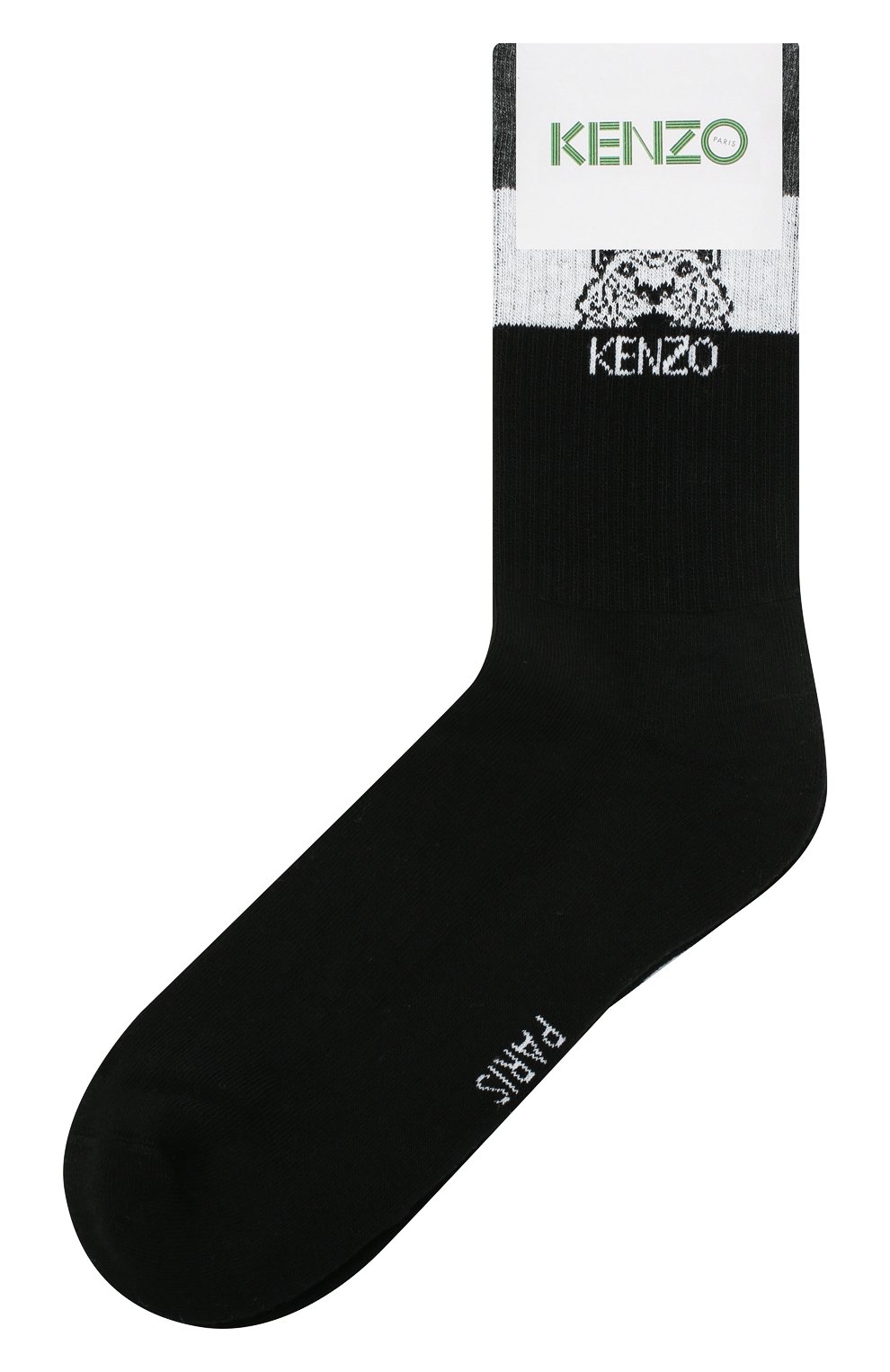 Хлопковые носки KENZO черного цвета по цене 2760 руб., арт. F958SM240JSK, фото 1 Хлопковые носки KENZO, арт. F958SM240JSK, фото 1