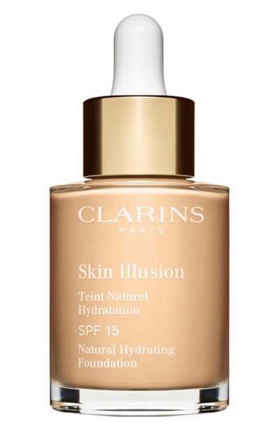 Женское увлажняющий тональный крем skin illusion spf15, 101 (30ml) CLARINS, арт. 80039688