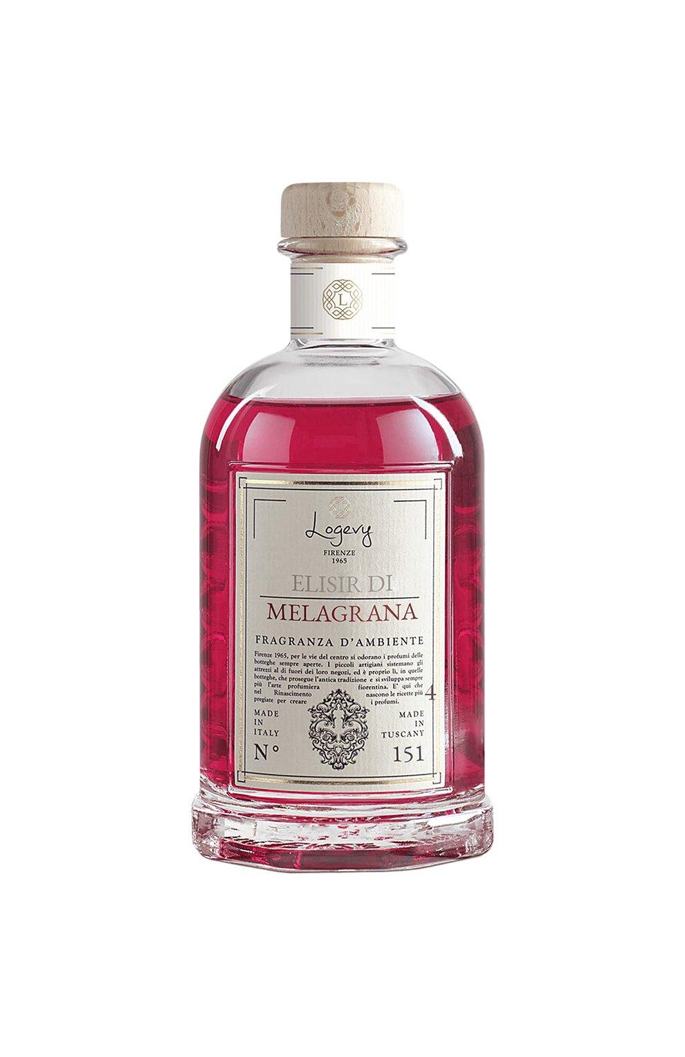 Диффузор elisir di melagrana / "гранатовый эликсир" (500ml) LOGEVY FIRENZE 1965, арт. 8050519374187, фото 1
