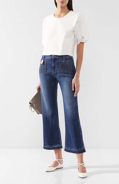 Джинсы с потертостями PHILOSOPHY DI LORENZO SERAFINI, арт. A0313/730, фото 2