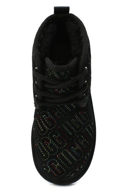 Ботинки neumel ii graphic stitch UGG черного цвета по цене 11900 руб., арт. 1116170K_BLK, фото 4 Ботинки neumel ii graphic stitch UGG, арт. 1116170K_BLK, фото 4
