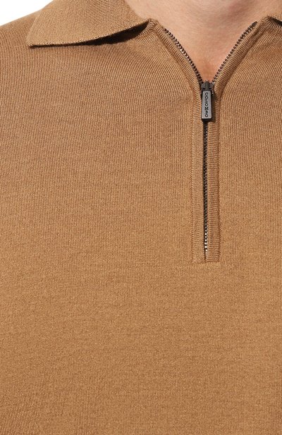 Поло из кашемира и шелка COLOMBO бежевого цвета по цене 83950 руб., арт. MA04336/FF00150, фото 5 Поло из кашемира и шелка COLOMBO, арт. MA04336/FF00150, фото 5