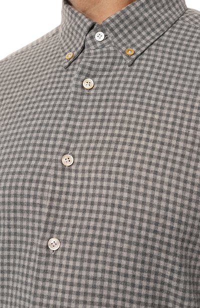 Хлопковая рубашка KITON, арт. UCIH0864302, фото 5