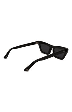 Женские солнцезащитные очки G.O.D. EYEWEAR черного цвета, арт. TWENTY TW0 BLACK W/GREY LENS | Фото 4 (Тип очков: С/з; Нос: Не проставлено; Региональные ограничения белый список (Axapta Mercury): Не проставлено; Материал: Пластик; Оптика Гендер: оптика-женское; Очки форма: Прямоугольные, Cat-eye)