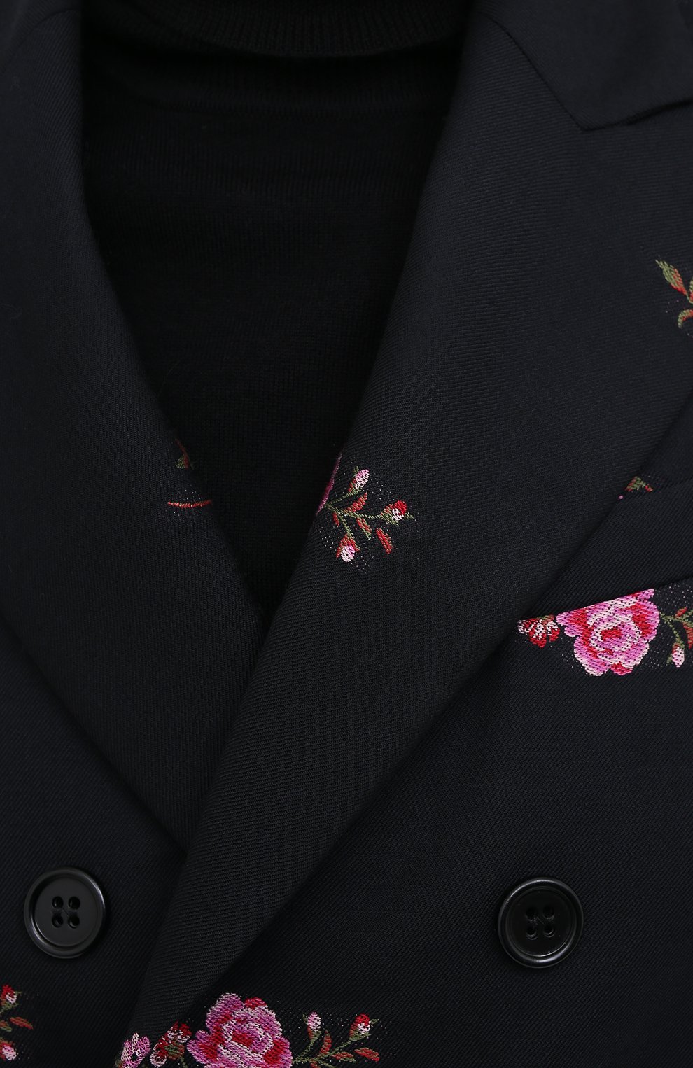 Шерстяной жакет REDVALENTINO черного цвета по цене 93850 руб., арт. UR0CEC40/5D4, фото 5 Шерстяной жакет REDVALENTINO, арт. UR0CEC40/5D4, фото 5