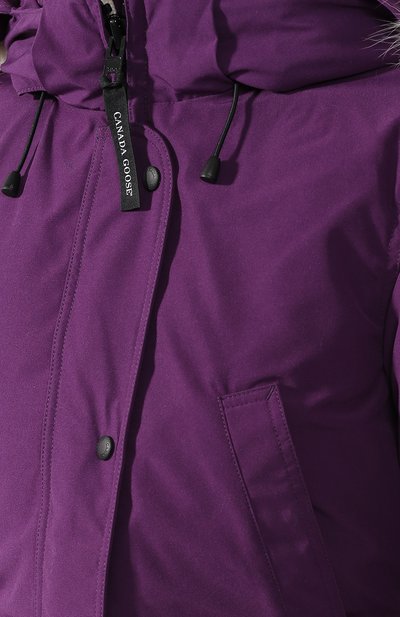 Приталенный пуховик trillium с капюшоном и меховой отделкой CANADA GOOSE, арт. 6550L, фото 5