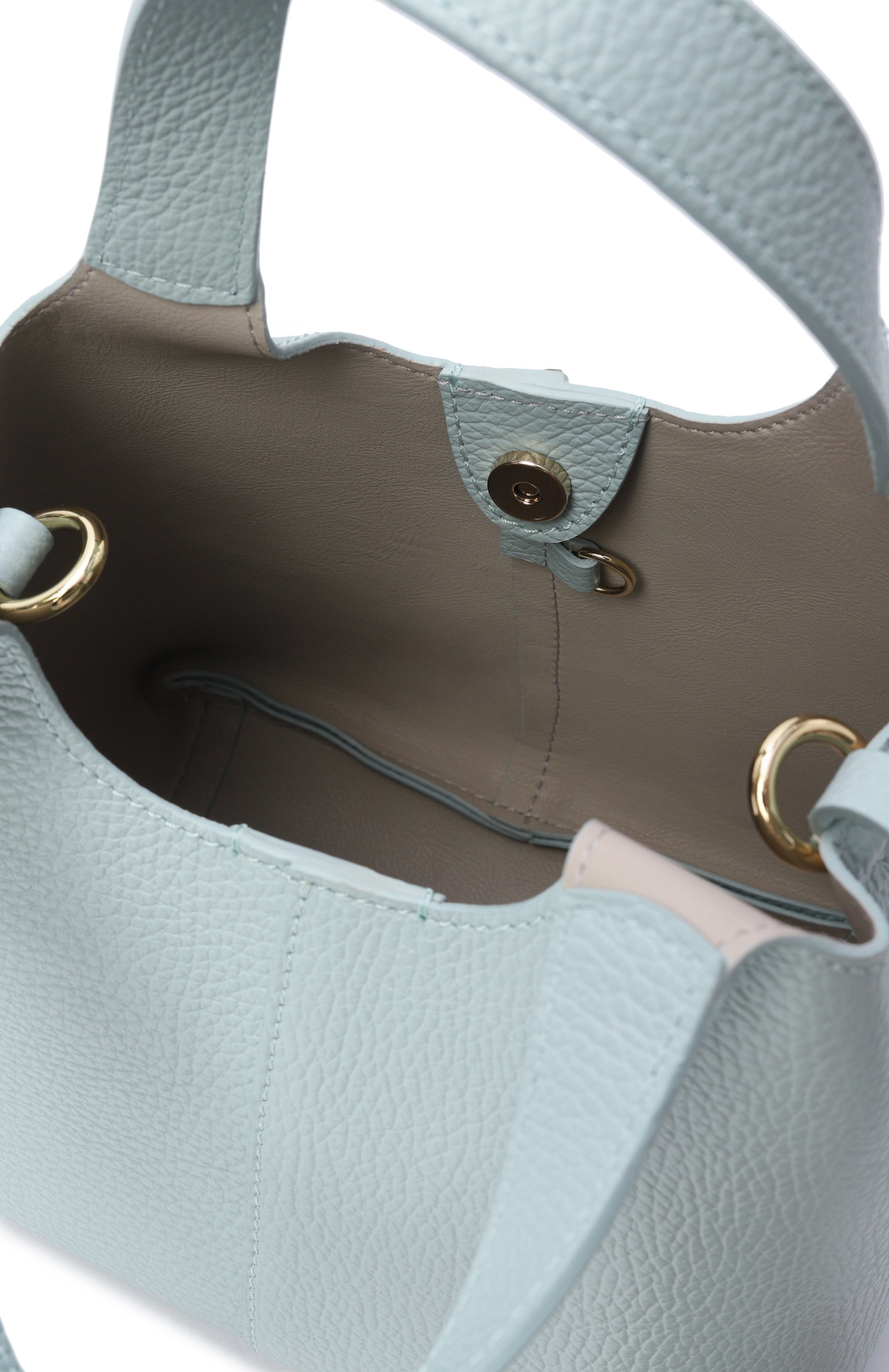 Сумка c-easy mini COCCINELLE бирюзового цвета по цене 31300 руб., арт. E1 SHA 58 01 01, фото 5 Сумка c-easy mini COCCINELLE, арт. E1 SHA 58 01 01, фото 5