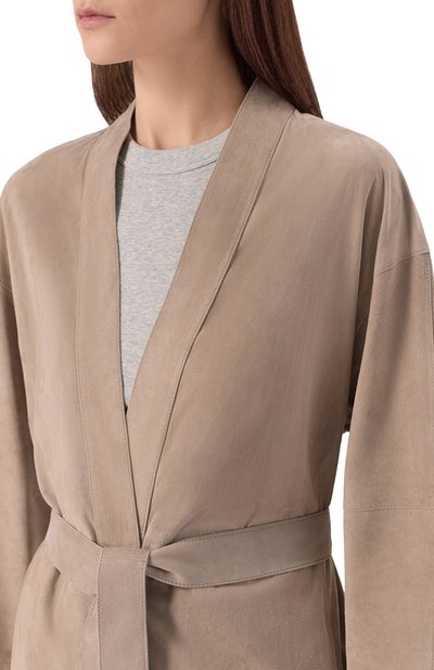 Замшевый тренч 12 STOREEZ, арт. 135926, фото 5