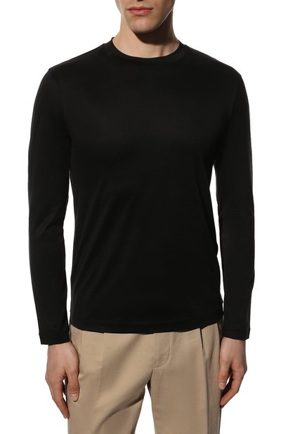 Лонгслив из лиоцелла и хлопка EMPORIO ARMANI, арт. 8N1TE9/1JUVZ, фото 3