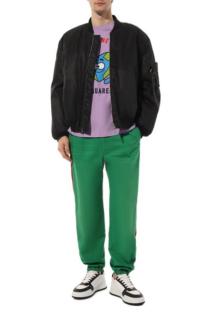 Хлопковые джоггеры GUCCI, арт. 676350 Z8AUY, фото 2