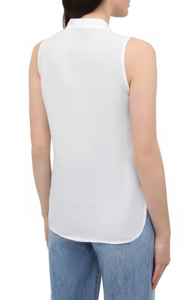 Льняная блузка 120% LINO, арт. T0W19G1/B317/000, фото 4