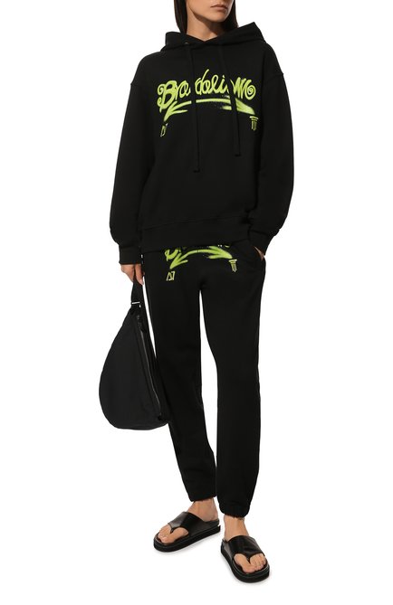 Женский хлопковое худи DIEGO VENTURINO, арт. FW22-DV FLH BRNDSM_WMN