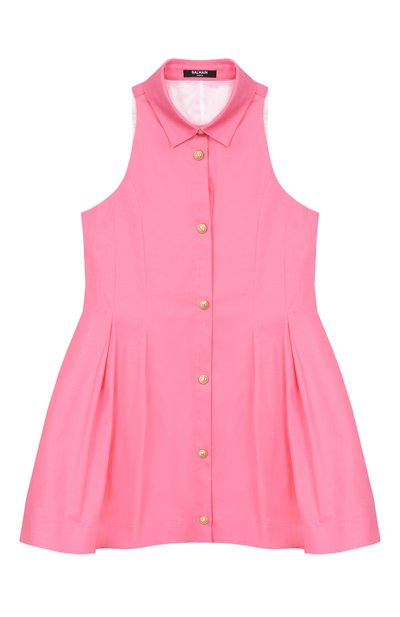 Хлопковое платье BALMAIN, арт. BY1C02