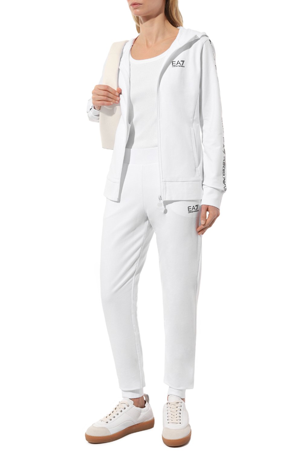 Хлопковые джоггеры EA7, арт. 8NTP85/TJTXZ, фото 2