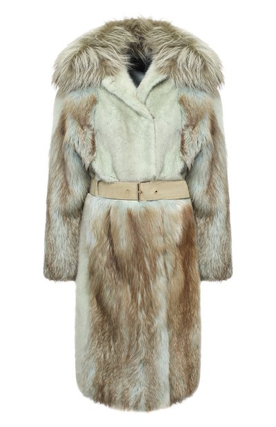 Шуба из меха норки и лисы LANVIN, арт. RW-C0135F-VI23-H16, фото 1
