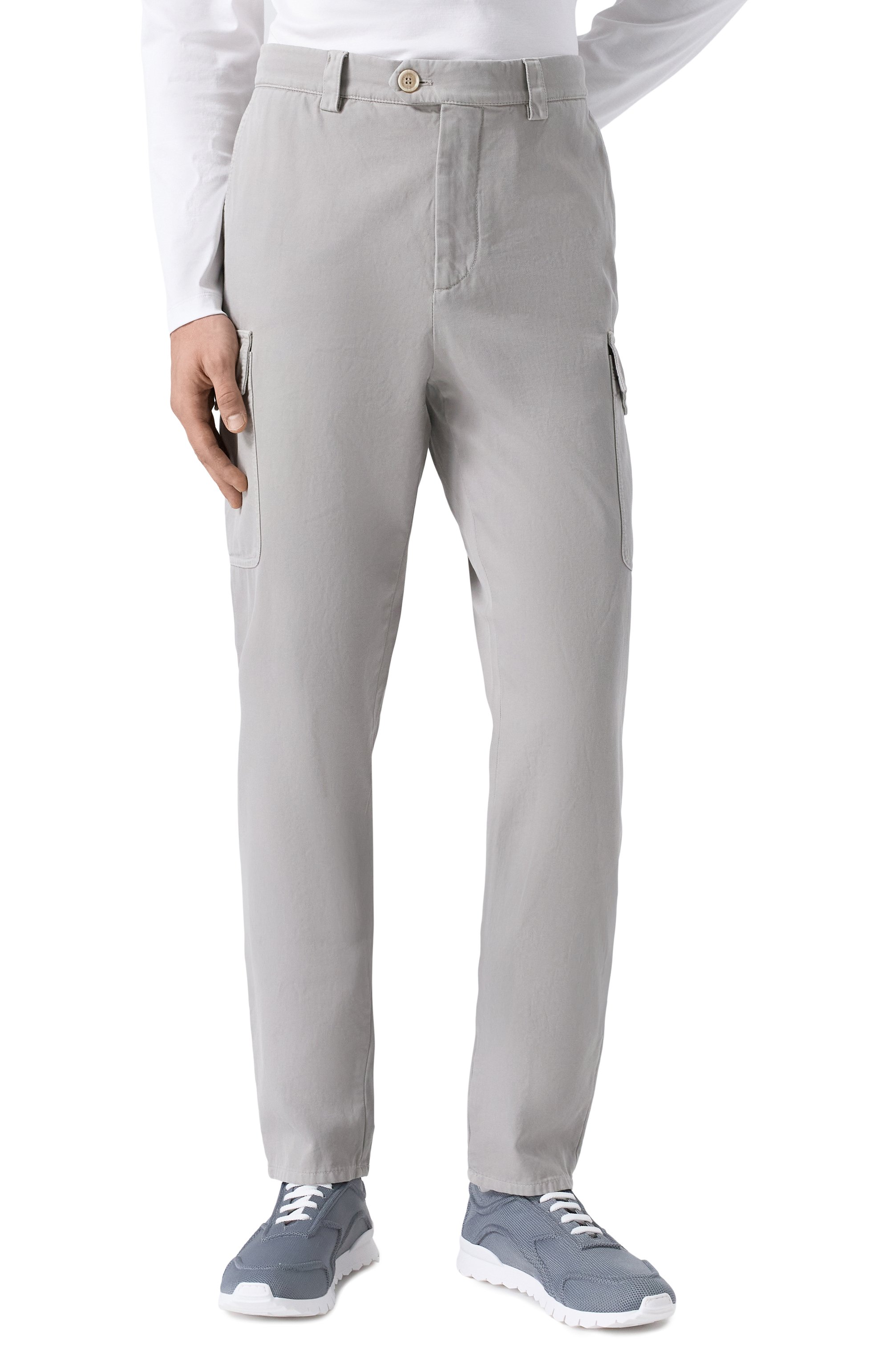 Хлопковые брюки-карго BRUNELLO CUCINELLI, арт. M252DE1890, фото 3