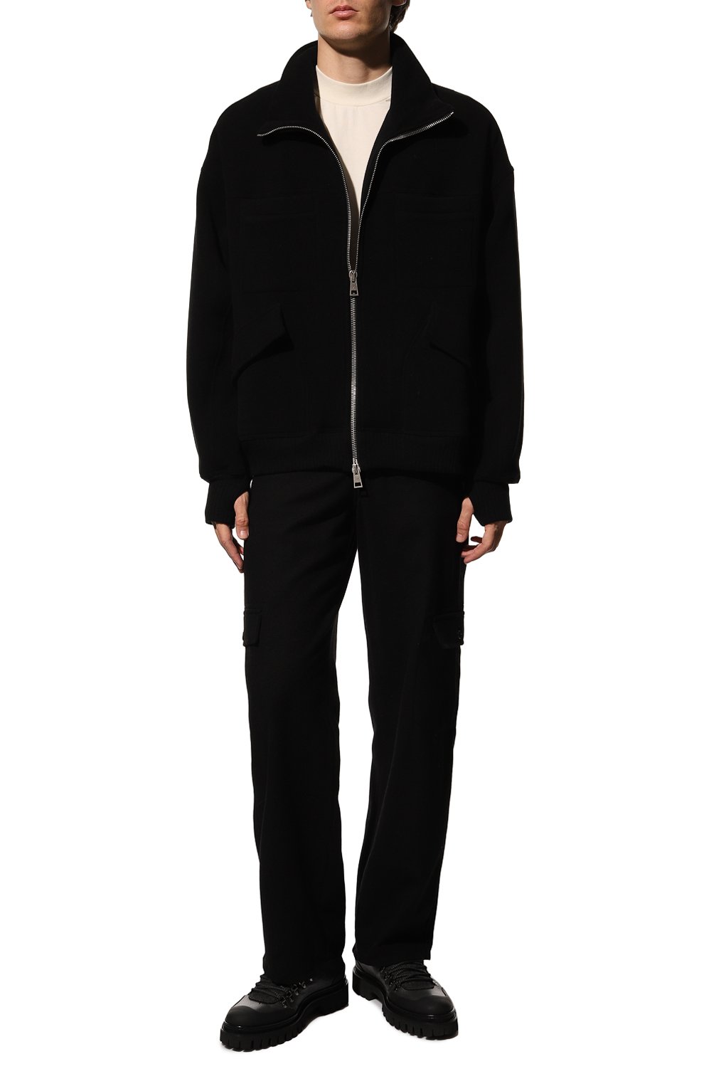 Кожаные ботинки BLU BARRETT черного цвета по цене 63150 руб., арт. ASPEN-10969.8/GUMMY, фото 2 Кожаные ботинки BLU BARRETT, арт. ASPEN-10969.8/GUMMY, фото 2