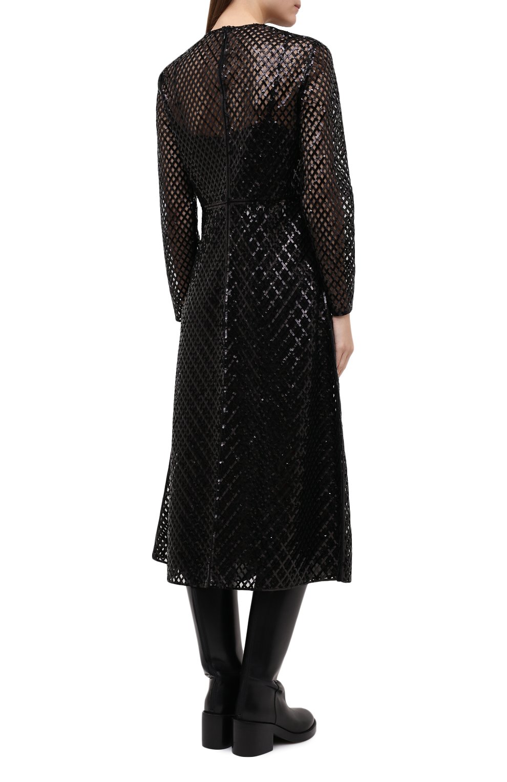 Платье с пайетками VALENTINO, арт. UB0VATX00K8, фото 4