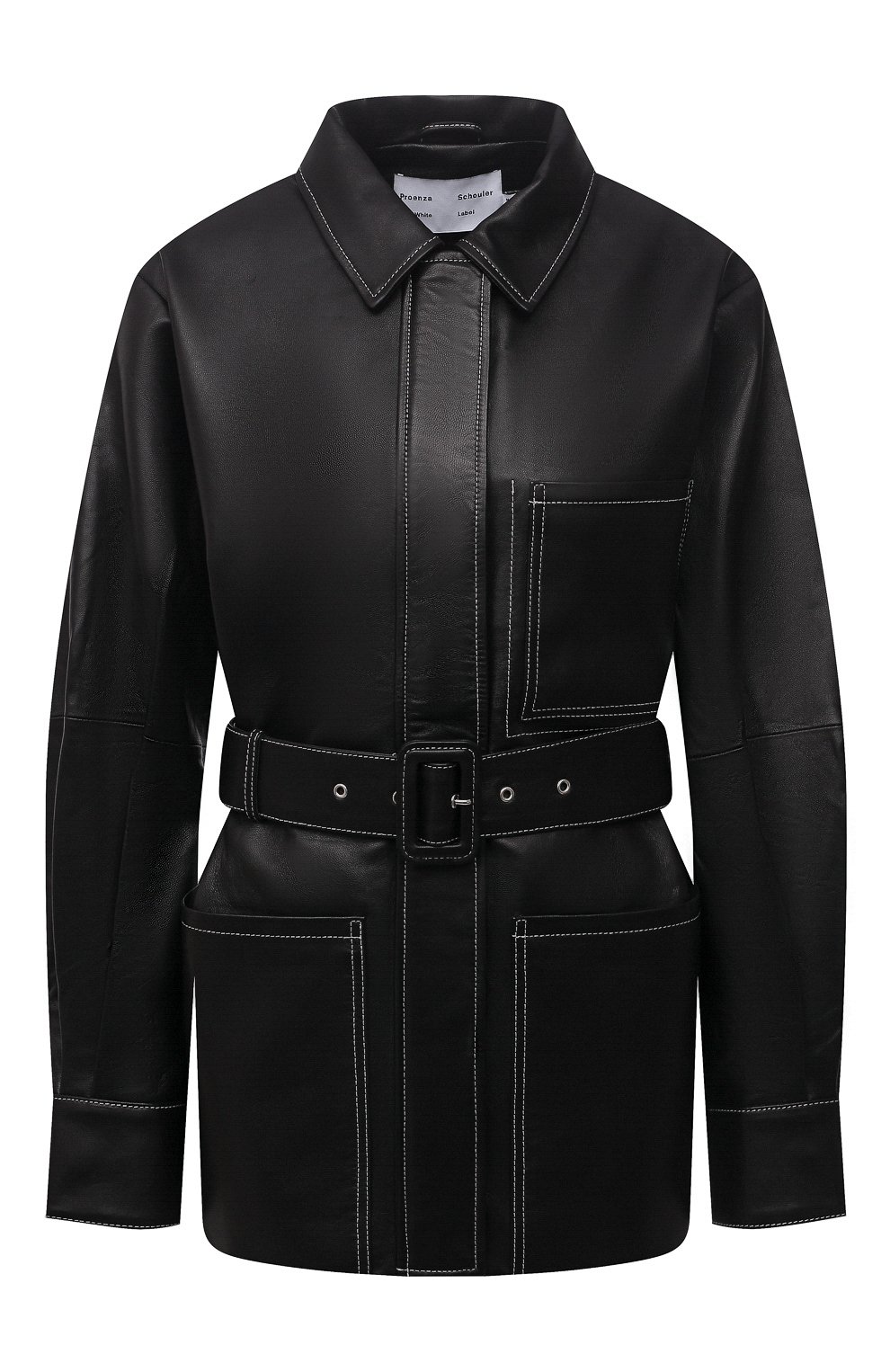 Кожаный жакет PROENZA SCHOULER WHITE LABEL, арт. WL2131032-LR184, фото 1
