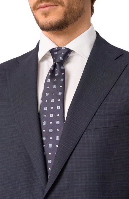 Мужской шелковый галстук CANALI, арт. 18/HJ04202