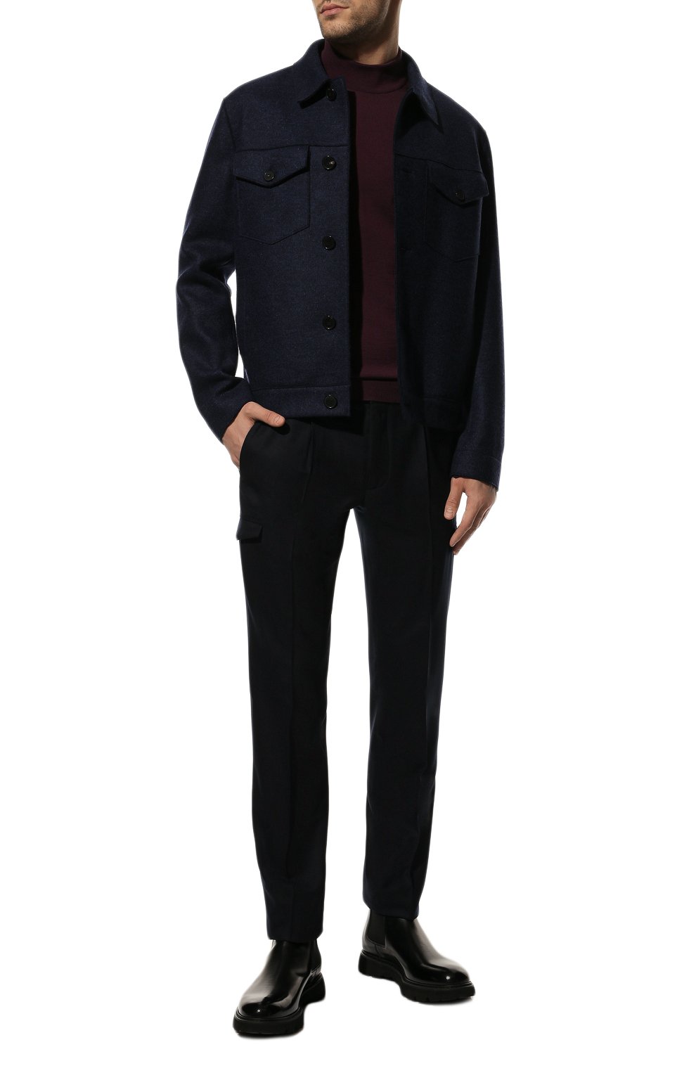 Шерстяные брюки-карго STEFANO RICCI, арт. M1T2300080/W610, фото 2