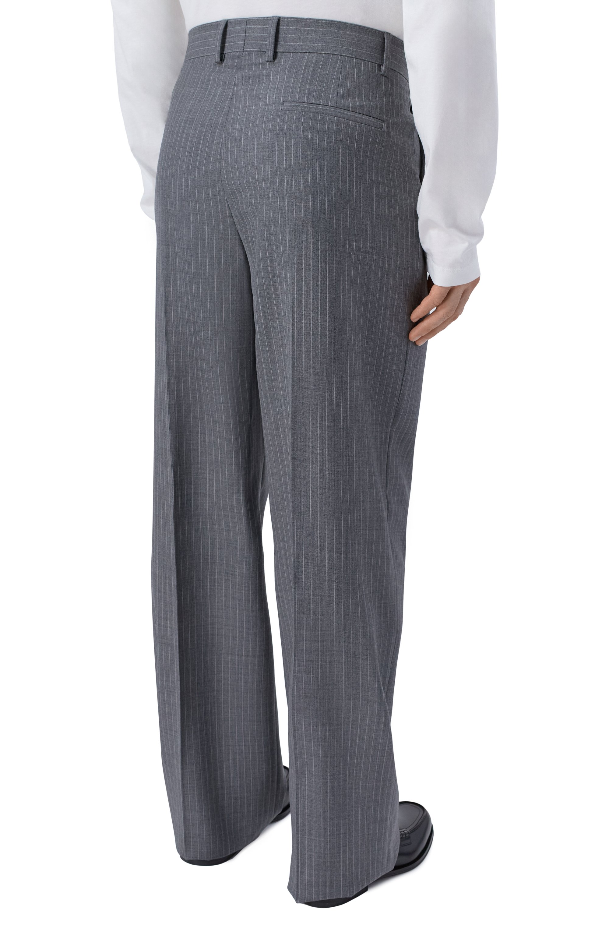 Шерстяные брюки MOSCHINO, арт. A0344/0225, фото 4