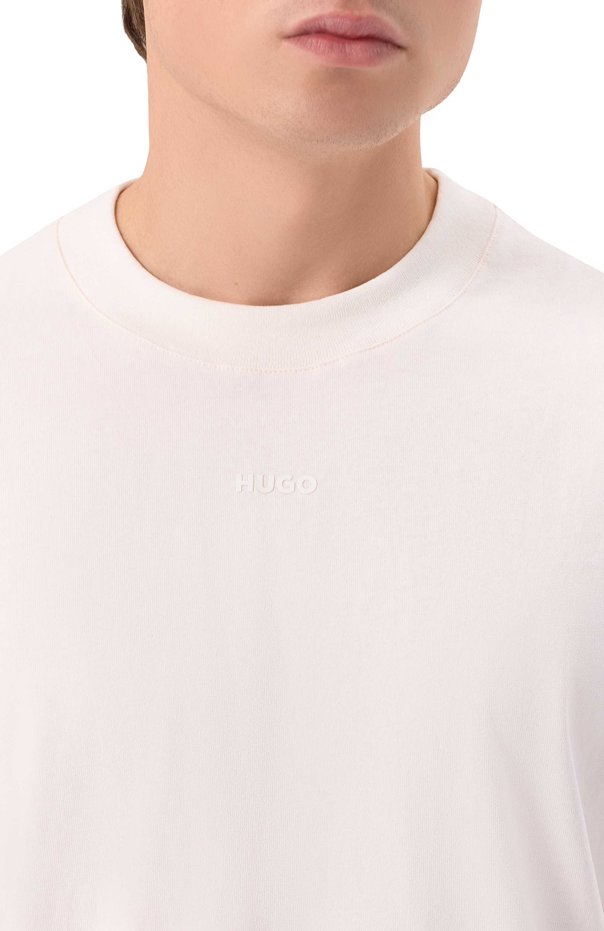 Хлопковая футболка HUGO, арт. 50488330, фото 5