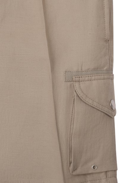 Шорты изо льна и хлопка BRUNELLO CUCINELLI, арт. BH255P909C, фото 3