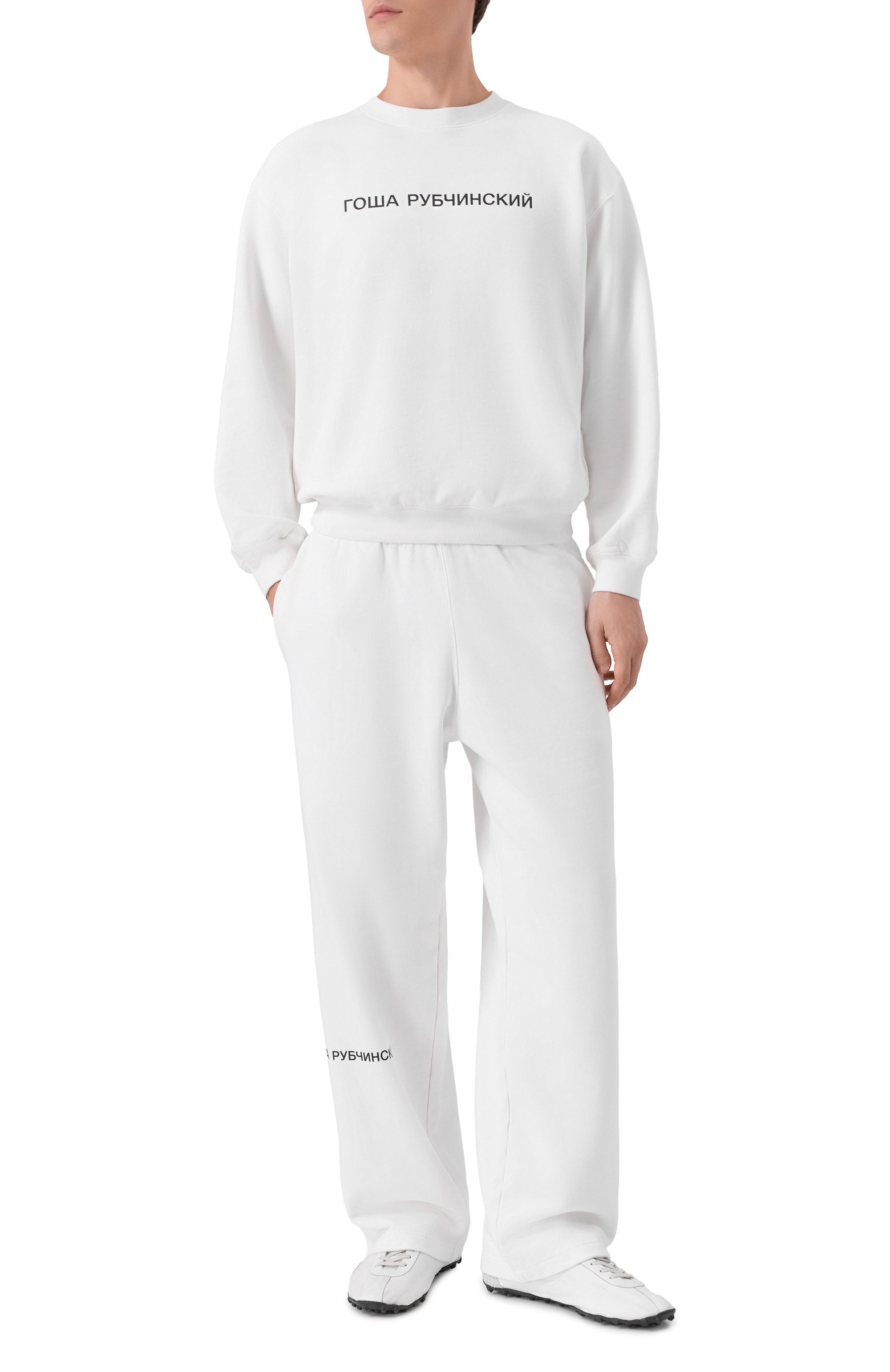 Хлопковый свитшот ГОША РУБЧИНСКИЙ, арт. SW_0104_WHITE, фото 2
