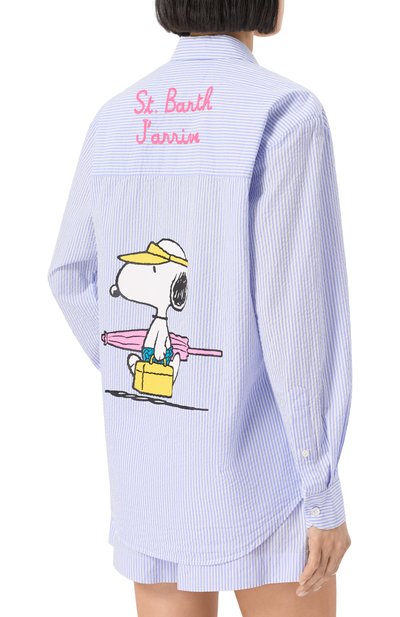 Хлопковая рубашка MC2 SAINT BARTH, арт. STBW BRIGITTE EMBRY/04331H, фото 4