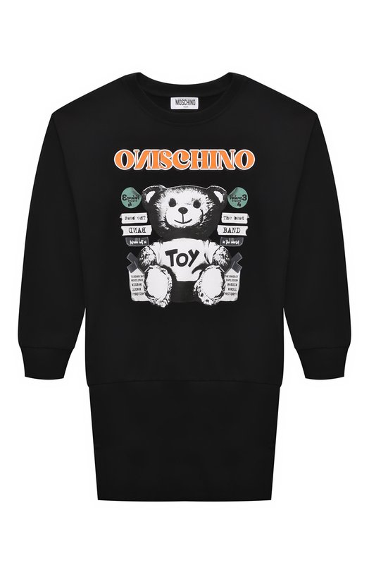 

Хлопковое платье Moschino, Чёрный