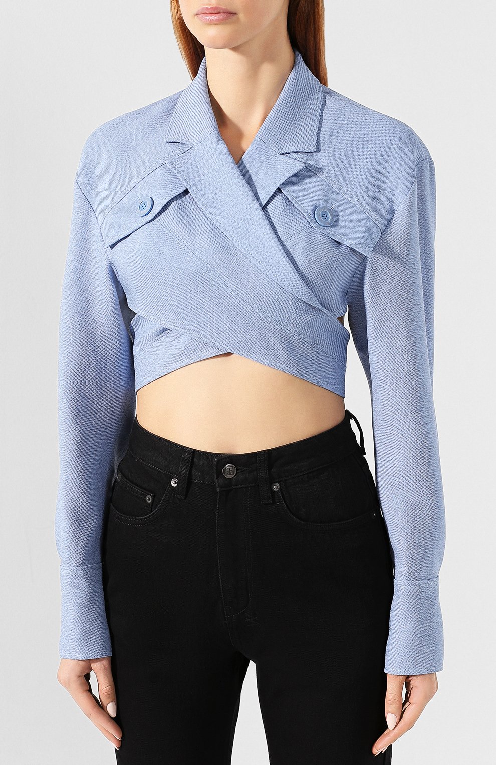 Шелковый топ JACQUEMUS, арт. 193T002/15330, фото 3