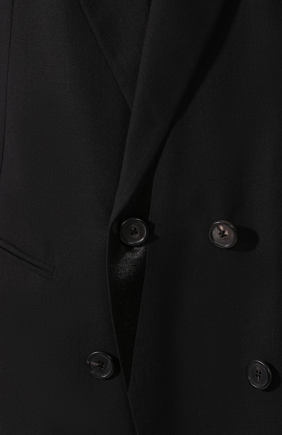 Шерстяное пальто ANN DEMEULEMEESTER черного цвета по цене 136500 руб., арт. 2001-1102-P-170-099, фото 5 Шерстяное пальто ANN DEMEULEMEESTER, арт. 2001-1102-P-170-099, фото 5