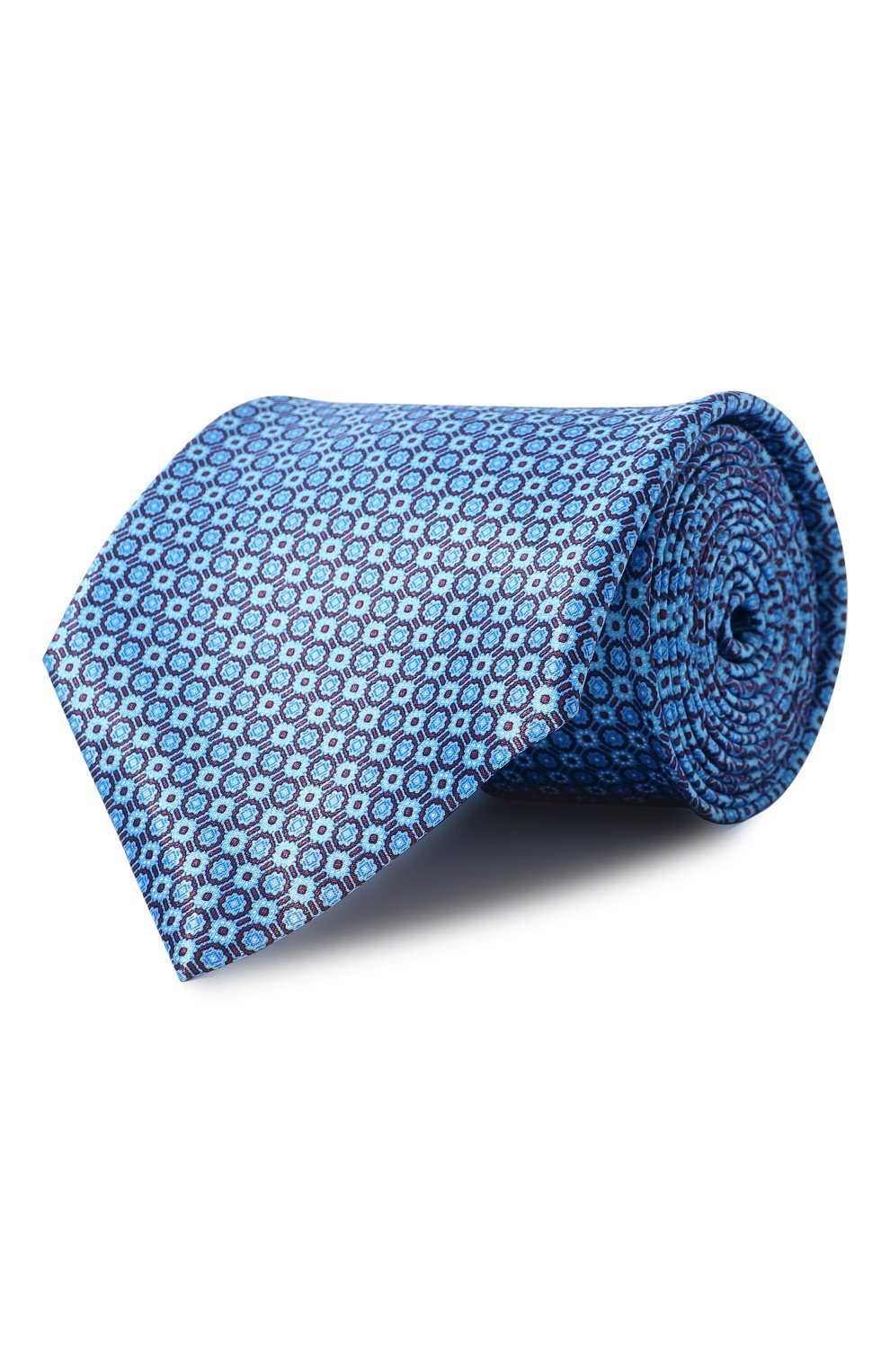 Комплект из галстука и платка STEFANO RICCI голубого цвета по цене 49950 руб., арт. DX/47007, фото 1 Комплект из галстука и платка STEFANO RICCI, арт. DX/47007, фото 1