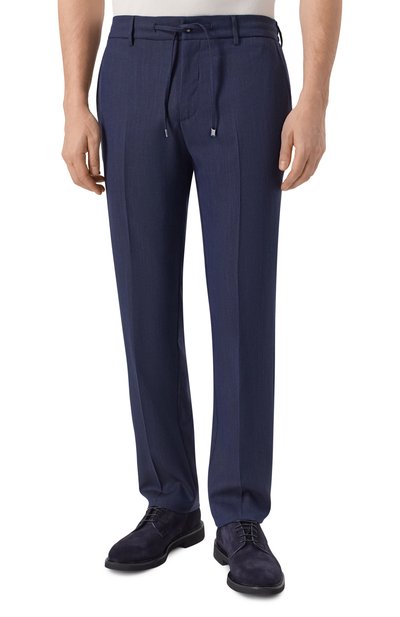 Брюки из шерсти и шелка ANDREA CAMPAGNA, арт. SPIAGGIA20/LP184U, фото 3