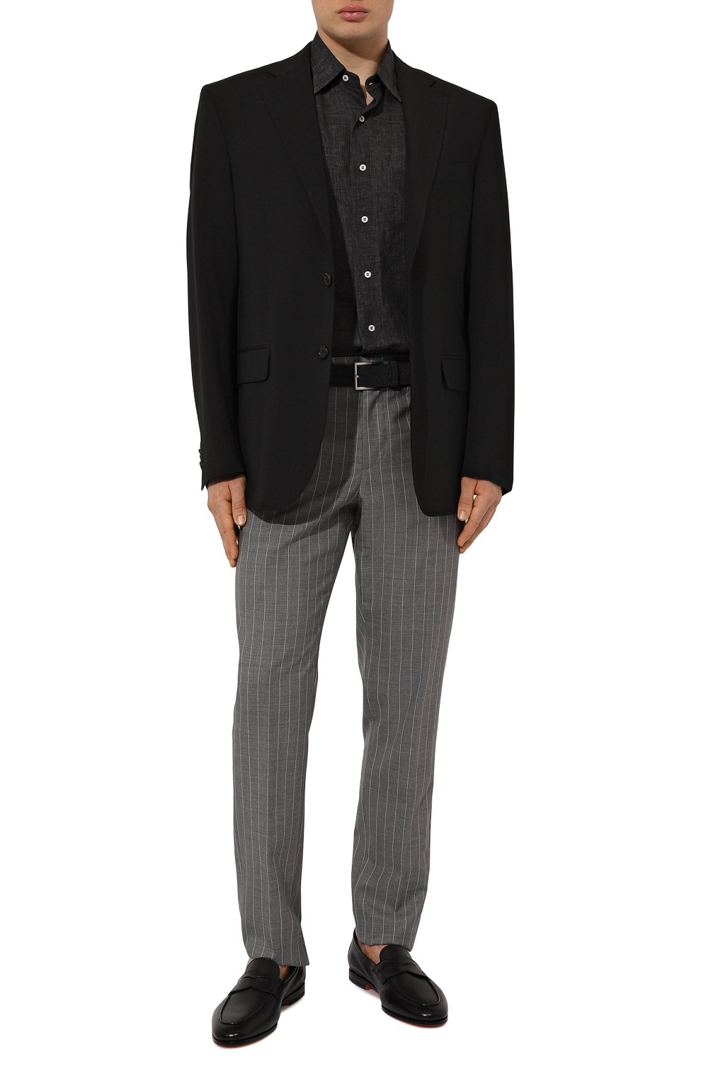 Кожаные пенни-лоферы carlos SANTONI, арт. MCNG18837SA4SSLF, фото 2