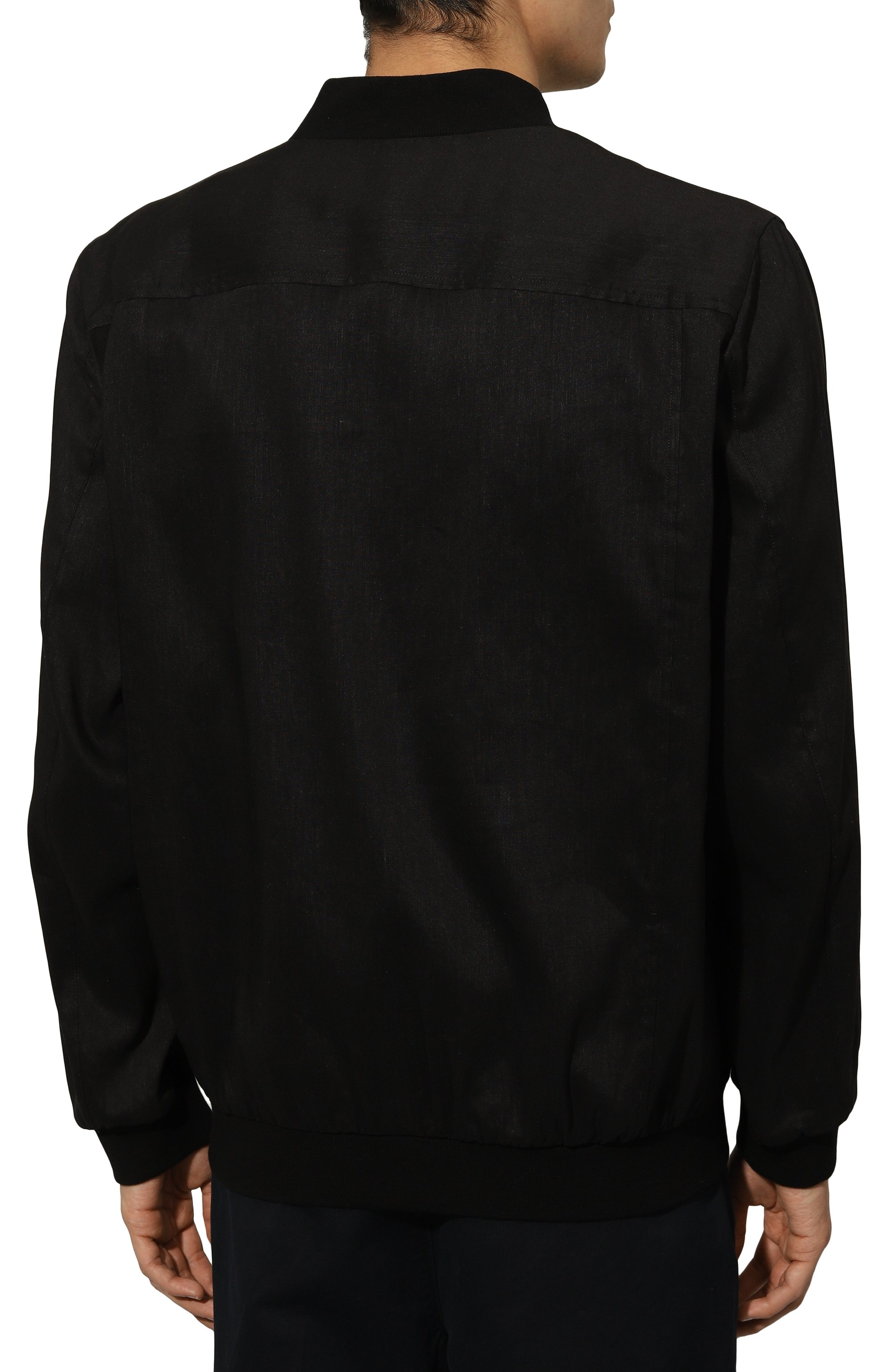 Бомбер изо льна и шерсти ZILLI, арт. B0M01BM0910VZLF95, фото 4