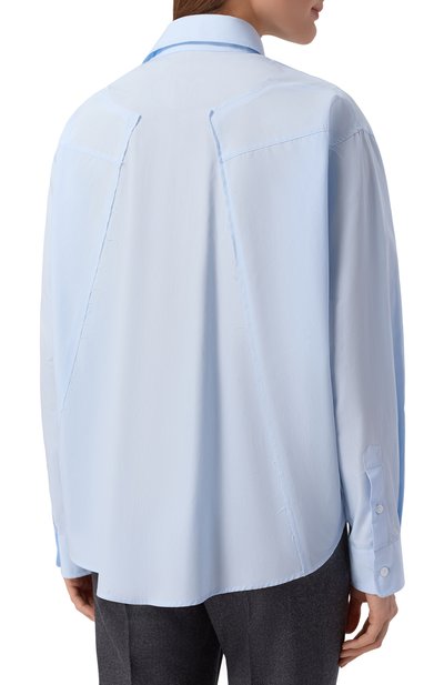 Хлопковая рубашка MM6, арт. S52DT0064/M35480, фото 4