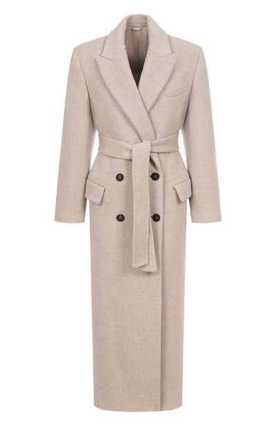 Женское пальто из шерсти и кашемира BRUNELLO CUCINELLI, арт. MD5329893