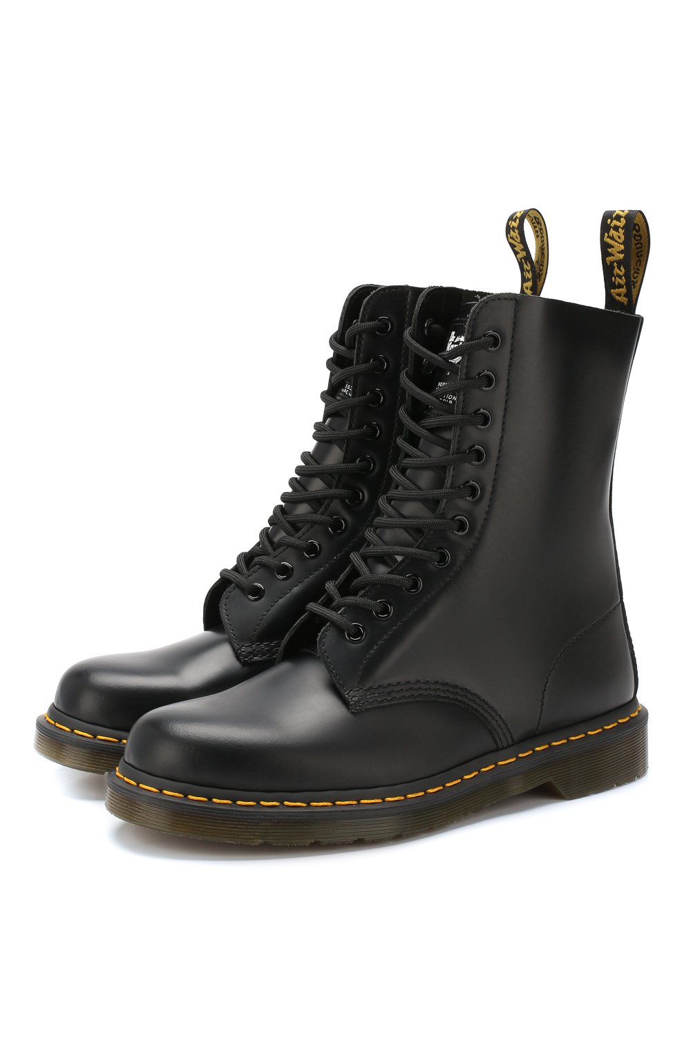 Женские кожаные ботинки dr. martens x marc jacobs MARC JACOBS (THE) черного цвета, арт. M9002205 | Фото 1 (Подошва: Платформа; Материал внутренний: Не назначено, Натуральная кожа; Каблук высота: Низкий; Женское Кросс-КТ: Военные ботинки; Материал сплав�а: Проставлено; Материал утеплителя: Без утеплителя; Драгоценные камни: Проставлено; Статус проверки: Проверена категория)