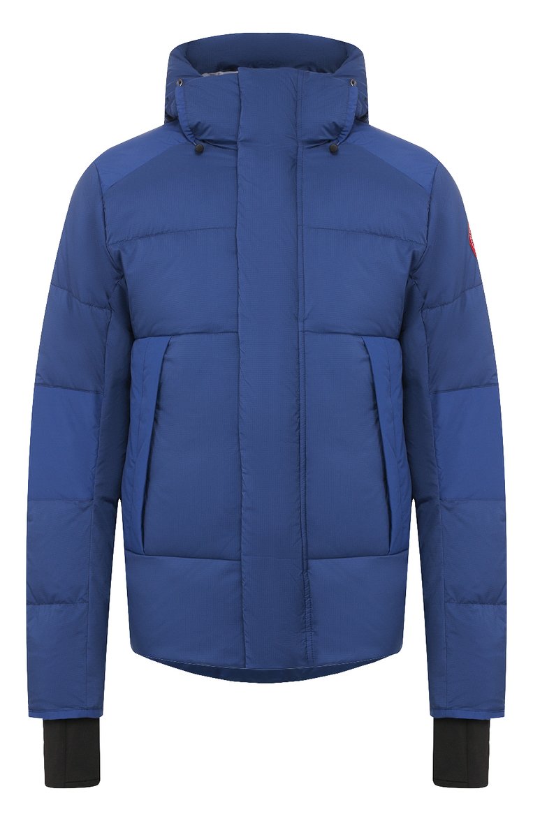 Мужская пуховик armstrong CANADA GOOSE синего цвета, арт. 5076M | Фото 1 (Мужское Кросс-КТ: Пуховик-верхняя одежда, Верхняя одежда, пуховик-короткий; Длина (верхняя одежда): Короткие; Материал подклада: Синтетический материал; Материал внешний: Синтетический материал; Рукава: Длинные; Кросс-КТ: Пуховик; Материал утеплителя: Пух и перо; Статус проверки: Проверена категория; Материал сплава: Проставлено; Драгоценные камни: Проставлено; Стили: Кэжуэл)