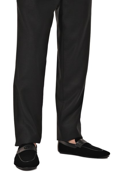 Текстильные лоферы GIORGIO ARMANI, арт. X2B127/XR268, фото 3