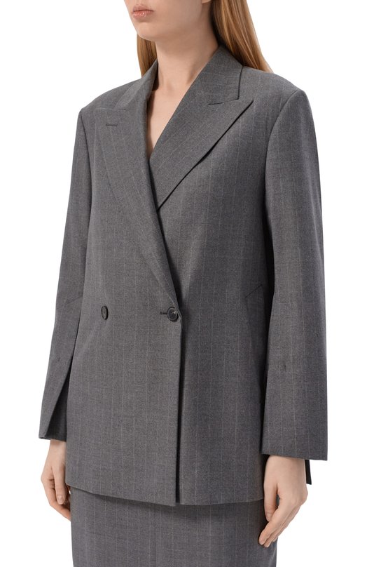 Шерстяной жакет Windsor 52 DS609 10018353/30049192 Серый  52 DS609 10018353/30049192 Фото 3