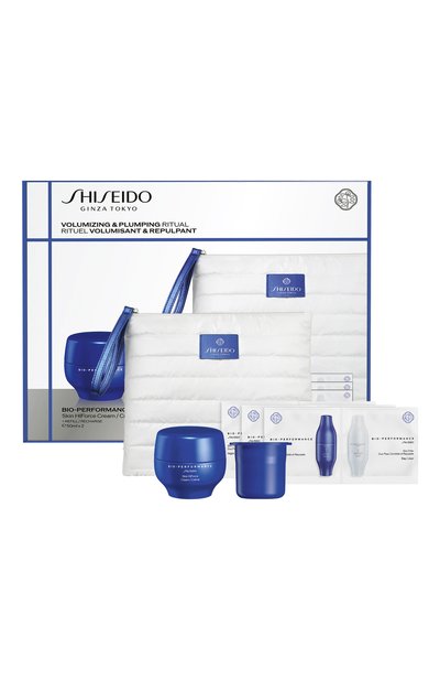 Мужского набор с регенерирующим кремом для лица bio-performance в косметичке (2x50+6x1ml) SHISEIDO, арт. SE4288SH
