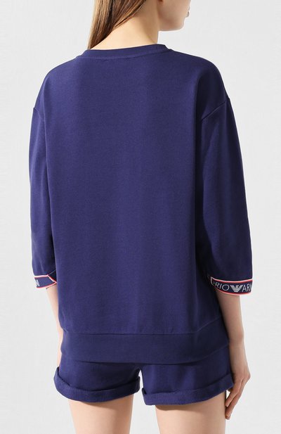 Хлопковый свитшот EMPORIO ARMANI, арт. 164320/0P287, фото 4