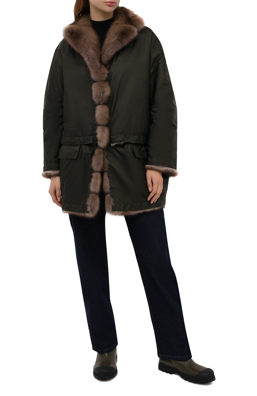 Шуба из меха соболя SIMONETTA RAVIZZA, арт. VITTY3/154V, фото 3