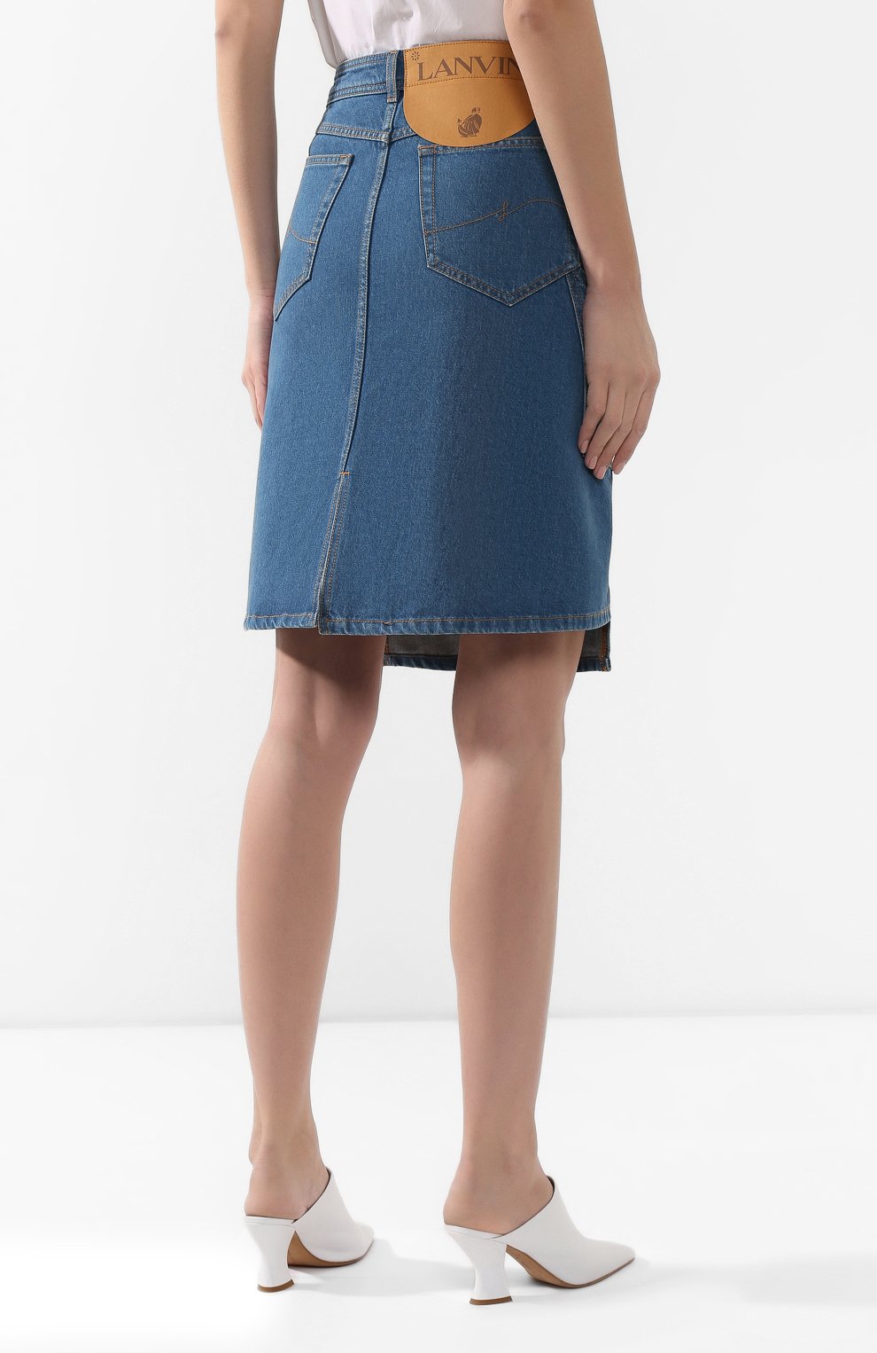 Джинсовая юбка LANVIN, арт. RW-ST414D-DZ01-P20, фото 4