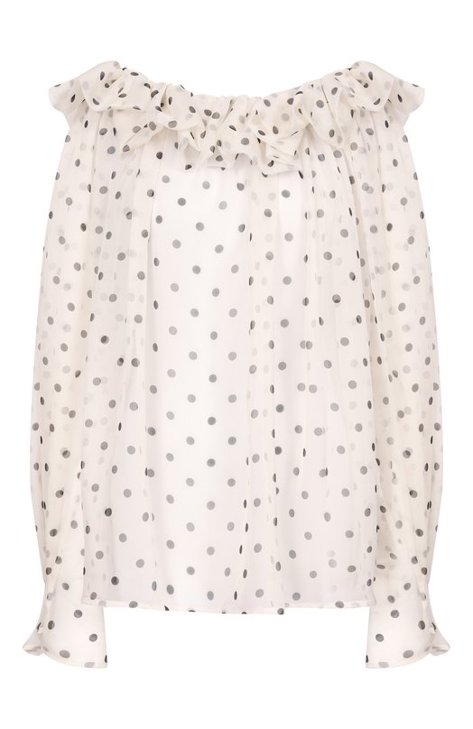 Блузка MSGM 4042MDM04A/267355 Чёрно-белый 4042MDM04A/267355